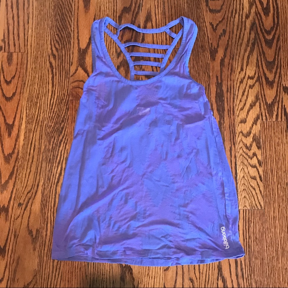 Billabong Semi-Sheer Printed Tank- sz S